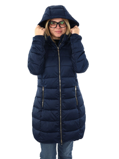 GIACCONE LUNGO TRAPUNTATO YES ZEE DA DONNA BLU