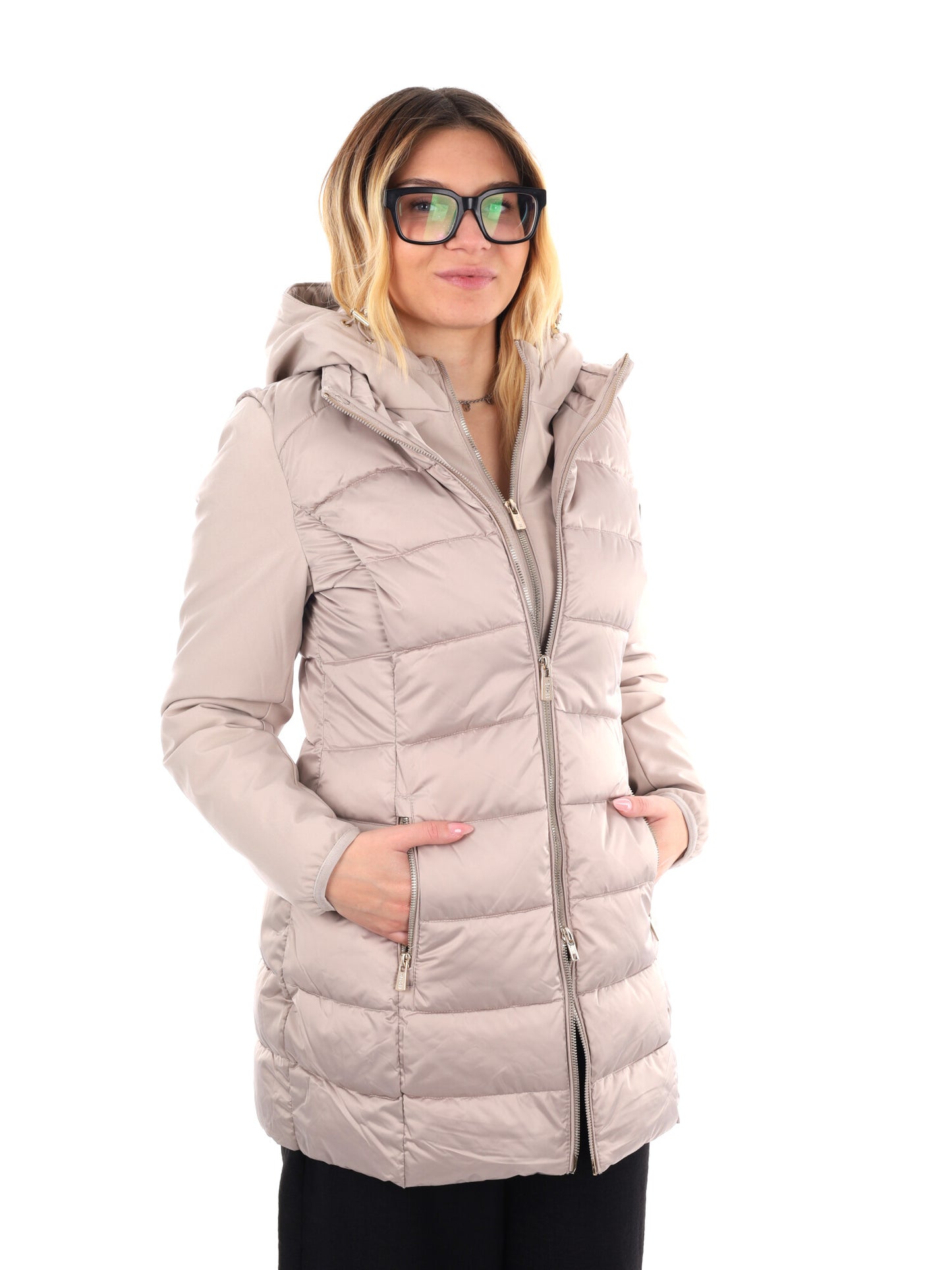 GIACCONE LUNGO YES ZEE DA DONNA BEIGE