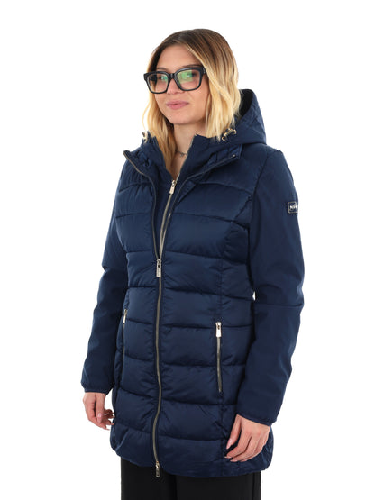 GIACCONE LUNGO YES ZEE DA DONNA BLU