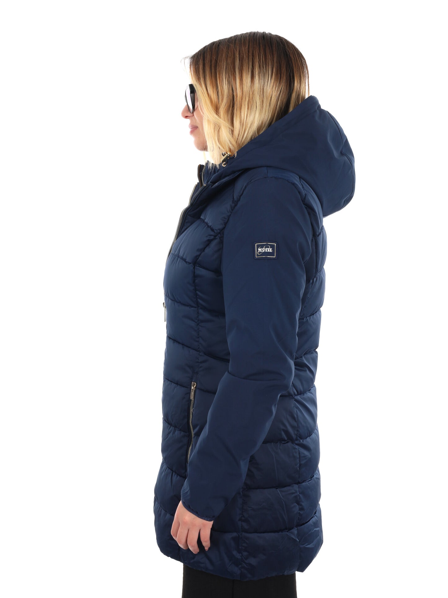 GIACCONE LUNGO YES ZEE DA DONNA BLU