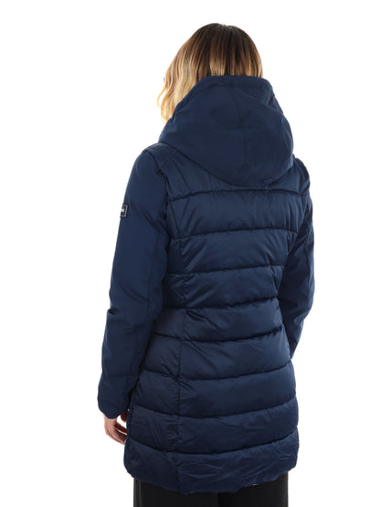 GIACCONE LUNGO YES ZEE DA DONNA BLU