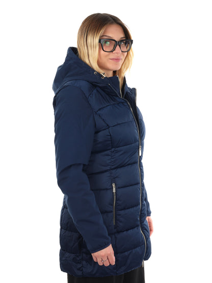 GIACCONE LUNGO YES ZEE DA DONNA BLU