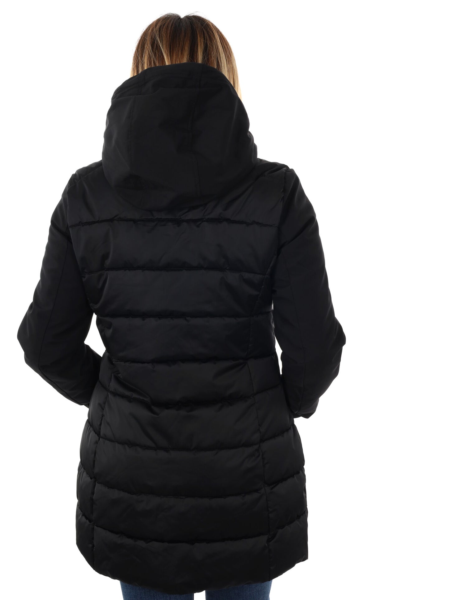 GIACCONE LUNGO YES ZEE DA DONNA NERO