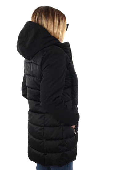 GIACCONE LUNGO YES ZEE DA DONNA NERO