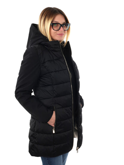 GIACCONE LUNGO YES ZEE DA DONNA NERO