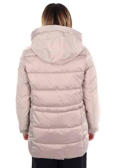 GIACCONE LUNGHEZZA MEDIA YES ZEE DA DONNA BEIGE