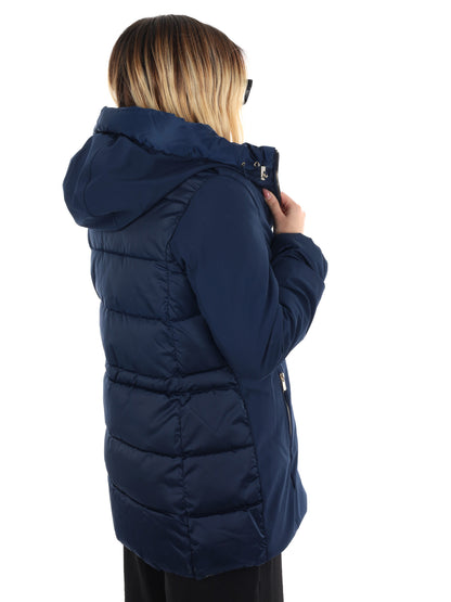 GIACCONE LUNGHEZZA MEDIA YES ZEE DA DONNA BLU