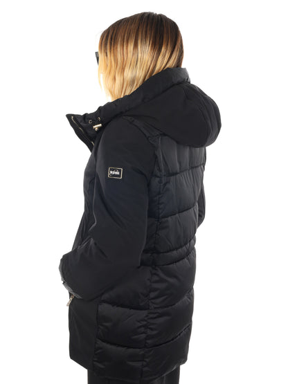 GIACCONE LUNGHEZZA MEDIA YES ZEE DA DONNA NERO