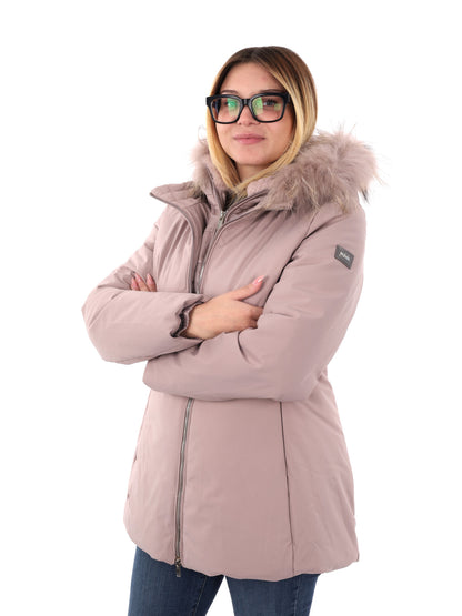 GIACCONE CON CAPPUCCIO E FINTO GILET YES ZEE DA DONNA CIPRIA