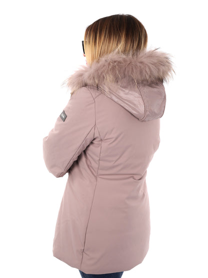 GIACCONE CON CAPPUCCIO E FINTO GILET YES ZEE DA DONNA CIPRIA