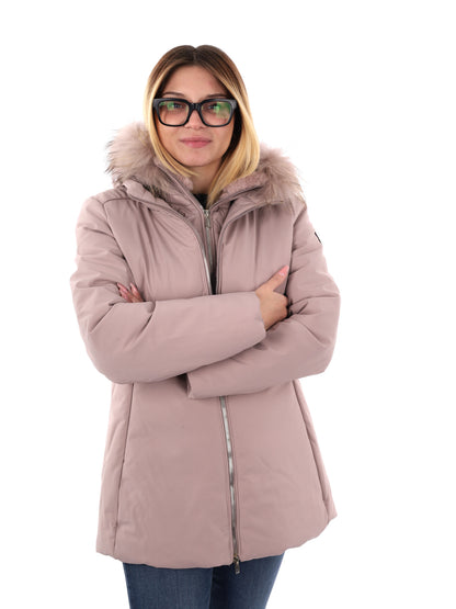 GIACCONE CON CAPPUCCIO E FINTO GILET YES ZEE DA DONNA CIPRIA