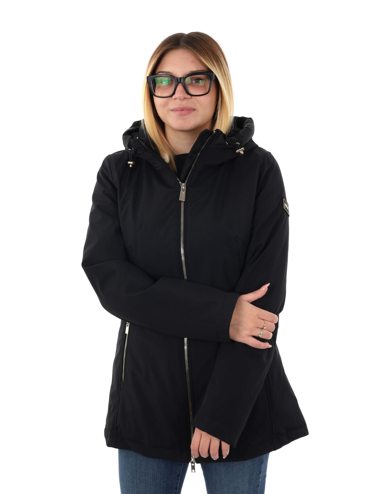 Yes zee giaccone da donna nero