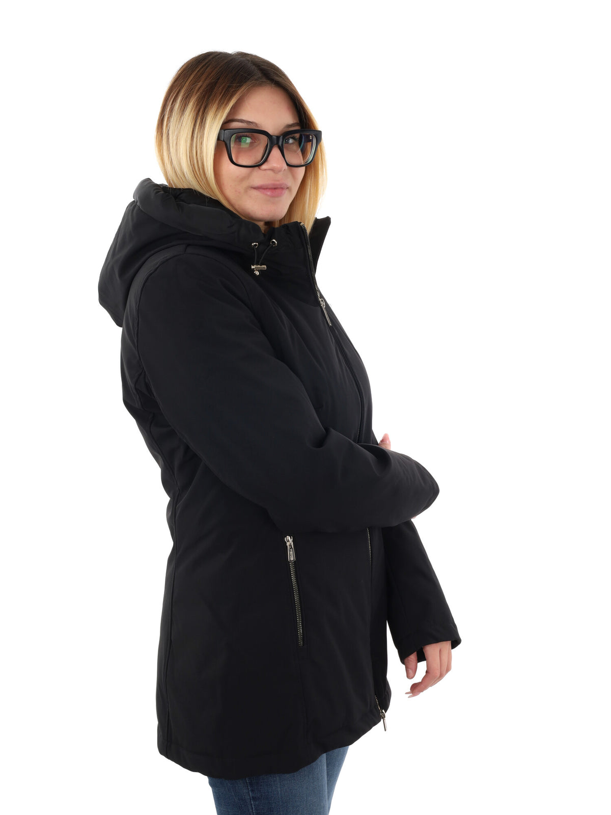 Yes zee giaccone da donna nero