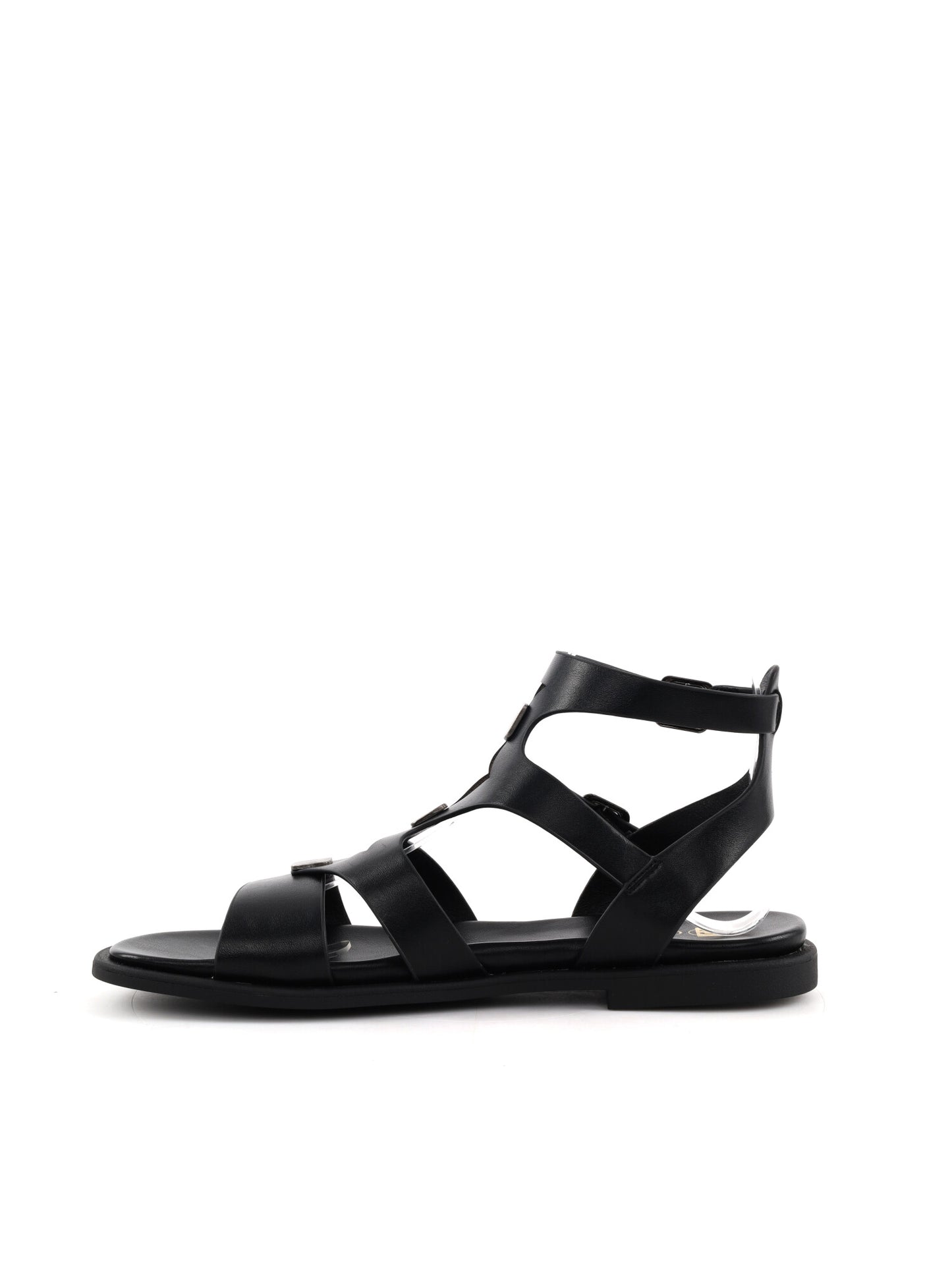 Sandali eleganti da donna Clyo' neri con cinturini raffinati