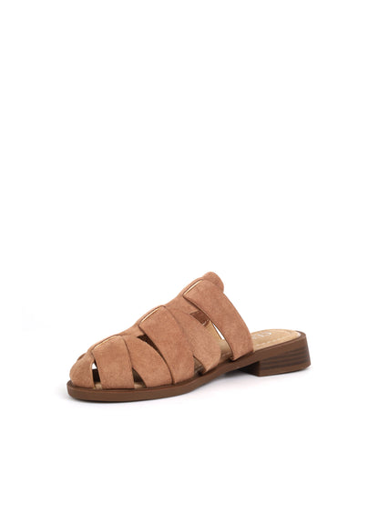 Sandali donna Clyo' in elegante beige kaki per la primavera estate