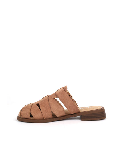 Sandali donna Clyo' in elegante beige kaki per la primavera estate