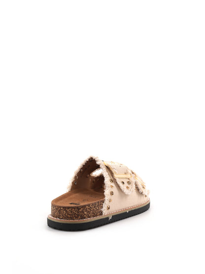 Sandali beige da donna Clyo' dal design moderno e comfort superiore