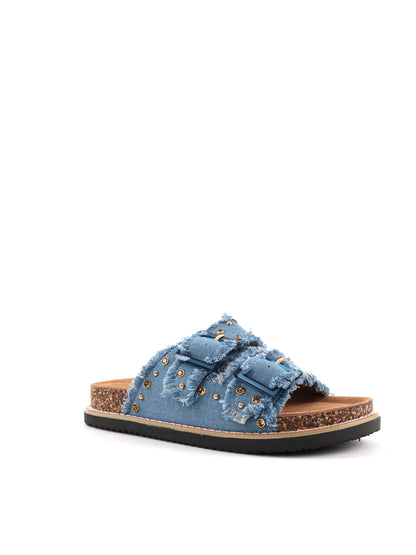 Sandali da donna Clyo' in denim dal look casual per primavera estate