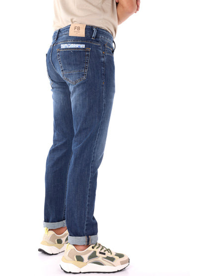 Jeans Olanda FB da uomo in denim per un look casual primaverile