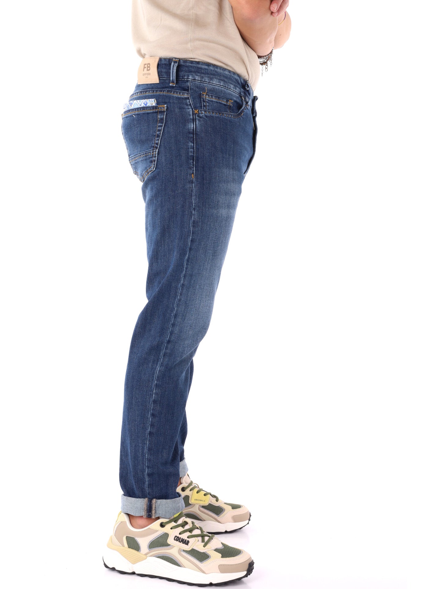Jeans Olanda FB da uomo in denim per un look casual primaverile