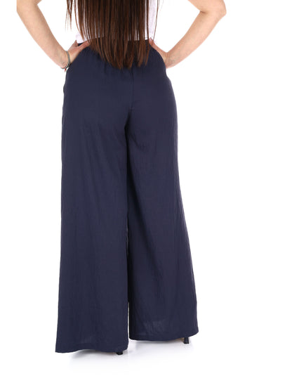 Pantaloni Yes-Zee donna in blu per la primavera-estate