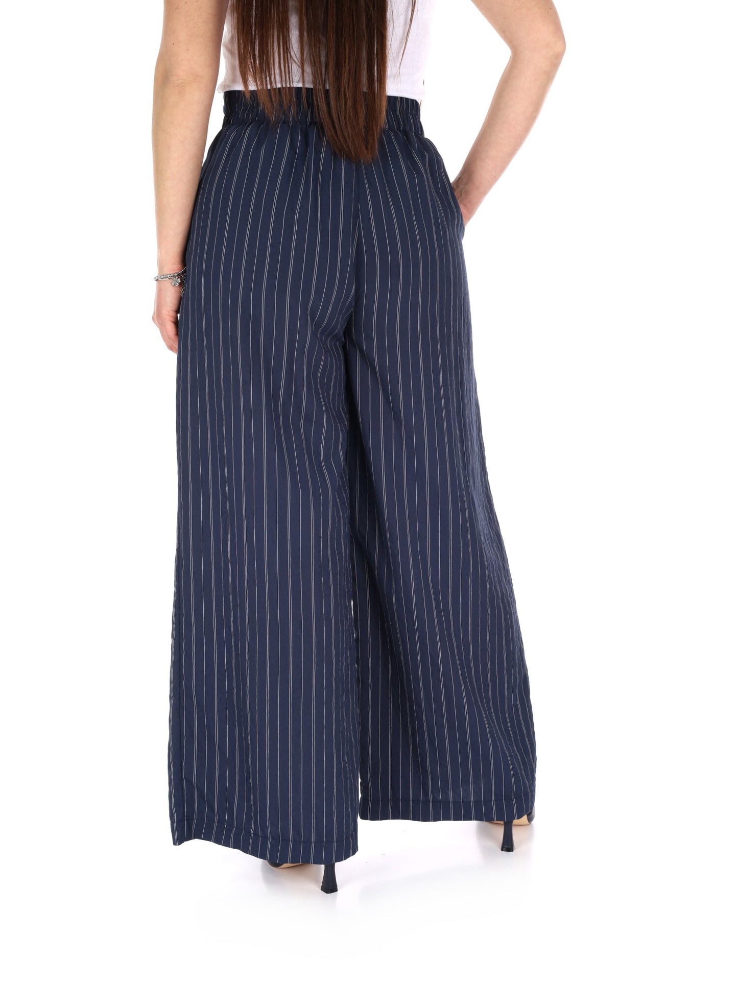Pantaloni Yes-Zee donna blu per la primavera-estate