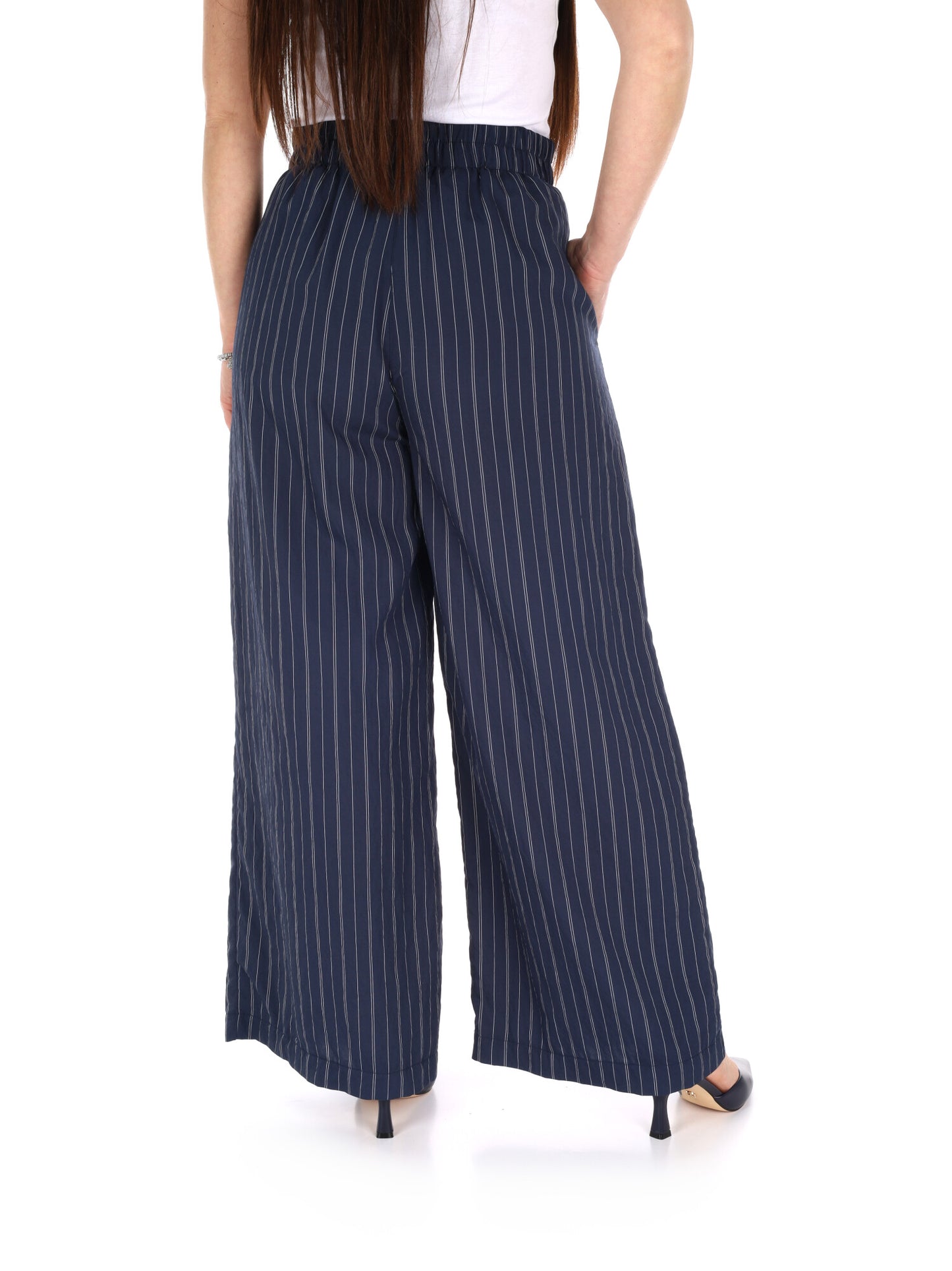 Pantaloni Yes-Zee donna blu per la primavera-estate