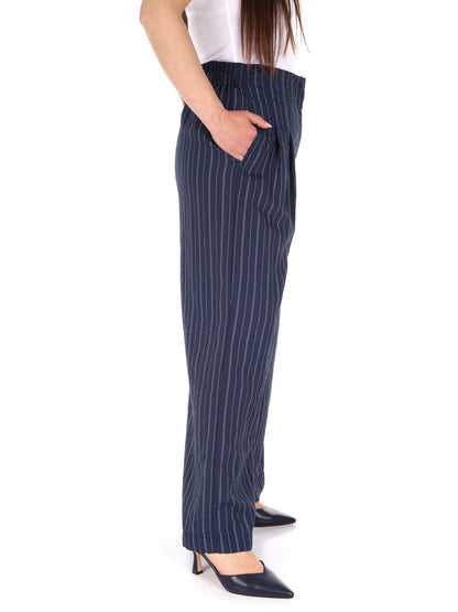 Pantaloni Yes-Zee donna blu per la primavera-estate