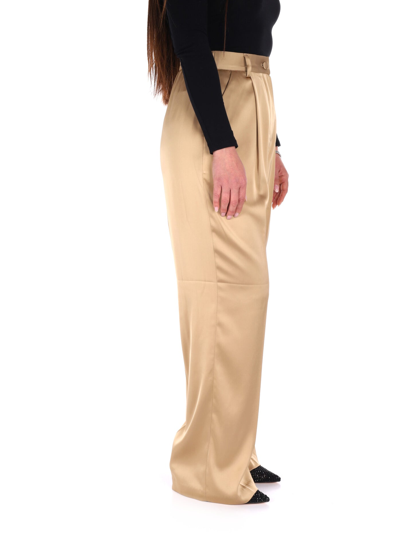 Pantaloni beige donna Yes-Zee primavera estate 2026