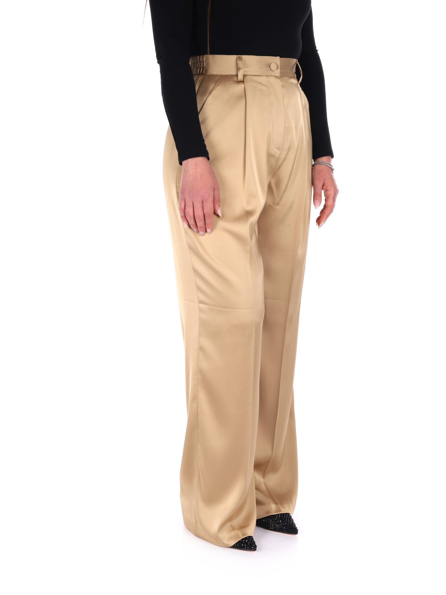 Pantaloni beige donna Yes-Zee primavera estate 2026