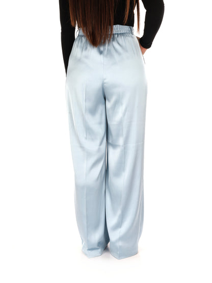 Pantaloni casual Yes-Zee donna azzurri per la primavera-estate