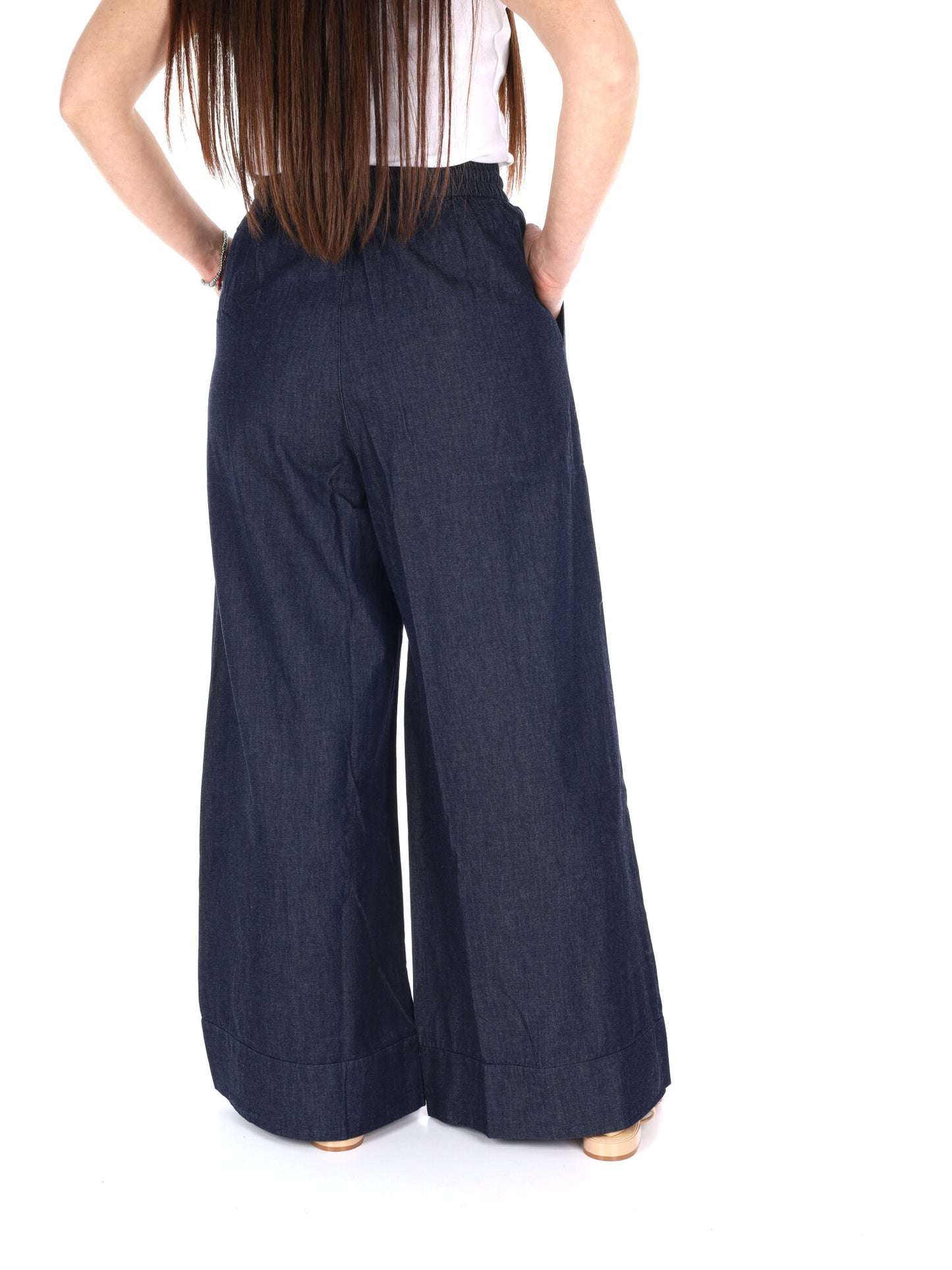 Pantaloni Yes-Zee in denim donna per primavera-estate