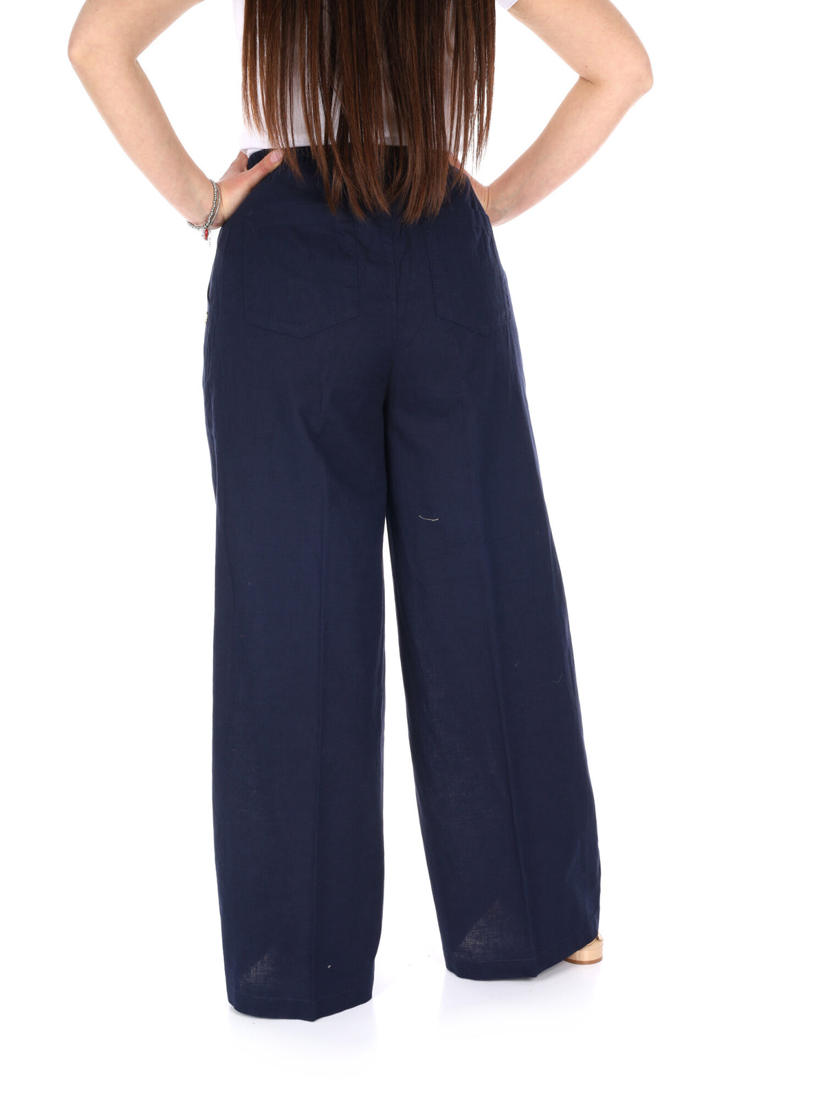 Yes zee pantalone da donna blu