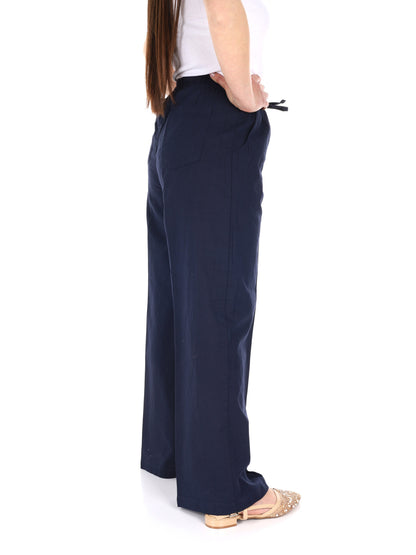 Pantaloni Yes-Zee in blu donna per tutti i giorni