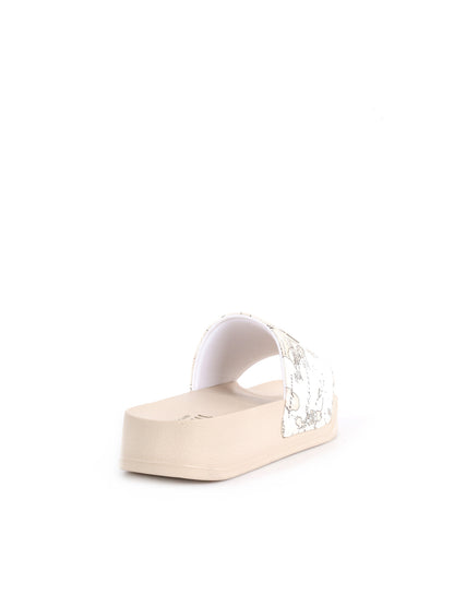 Ciabatte donna bianche 1^ Classe Marzia di Alviero Martini