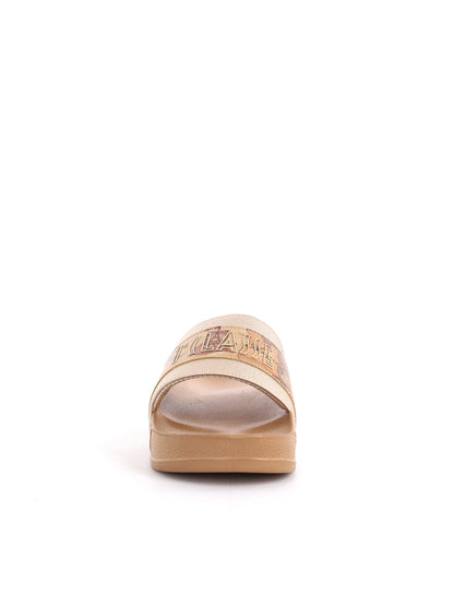 Ciabatte donna Alviero Martini 1^ Classe in colore metallico