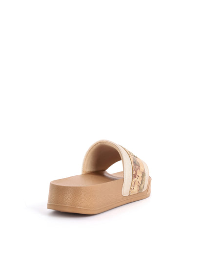 Ciabatte donna Alviero Martini 1^ Classe in colore metallico