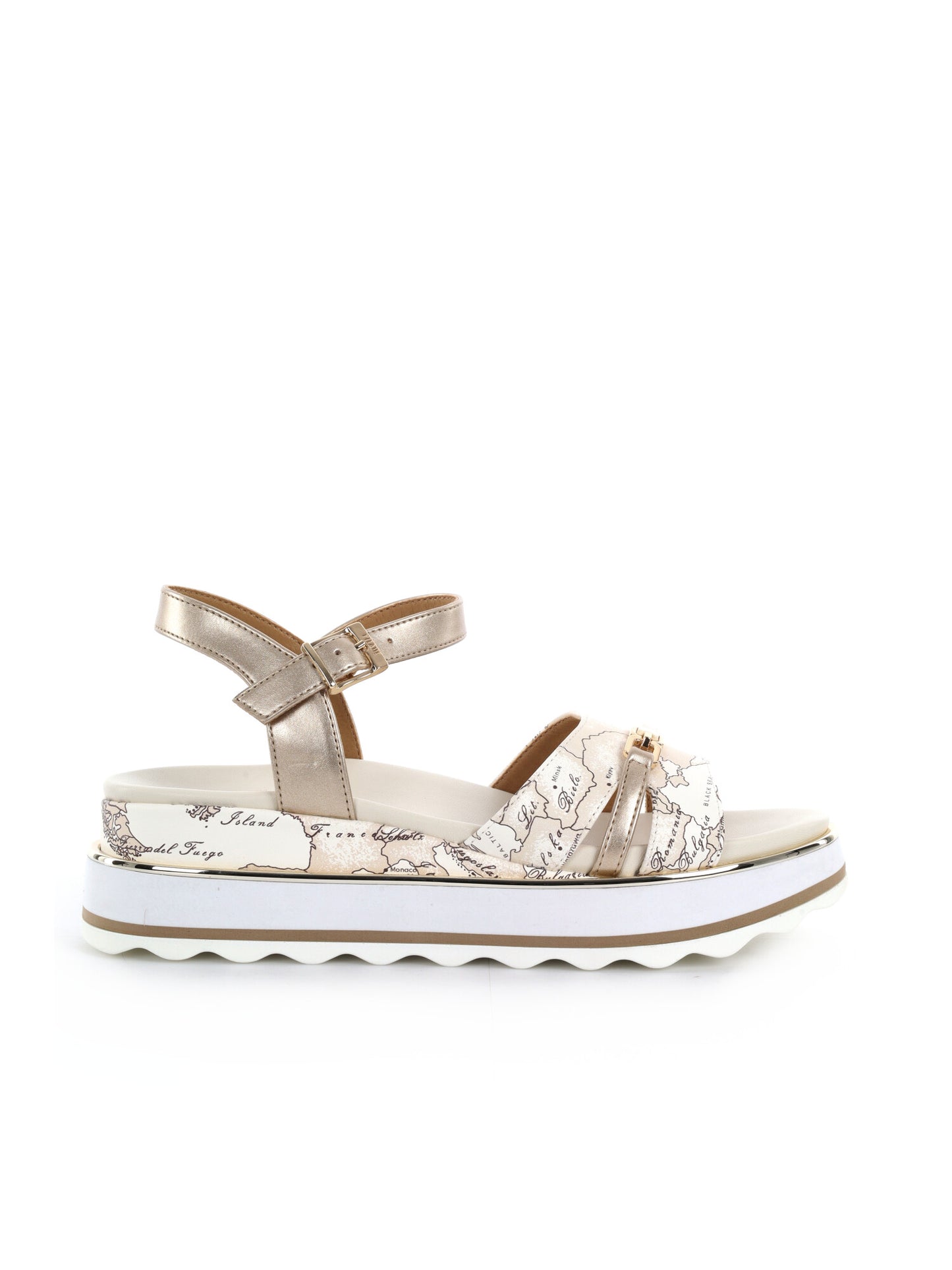 Sandali donna Alviero Martini 1^ Classe Victoria in bianco