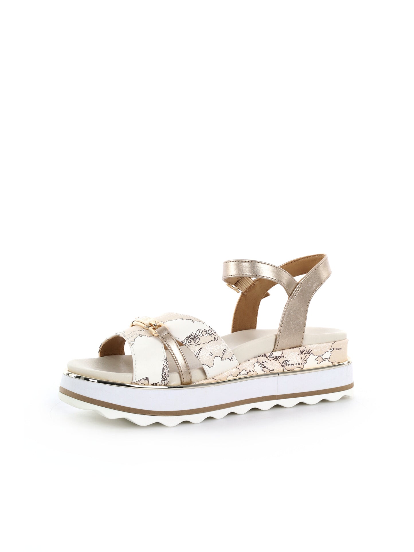 Sandali donna Alviero Martini 1^ Classe Victoria in bianco
