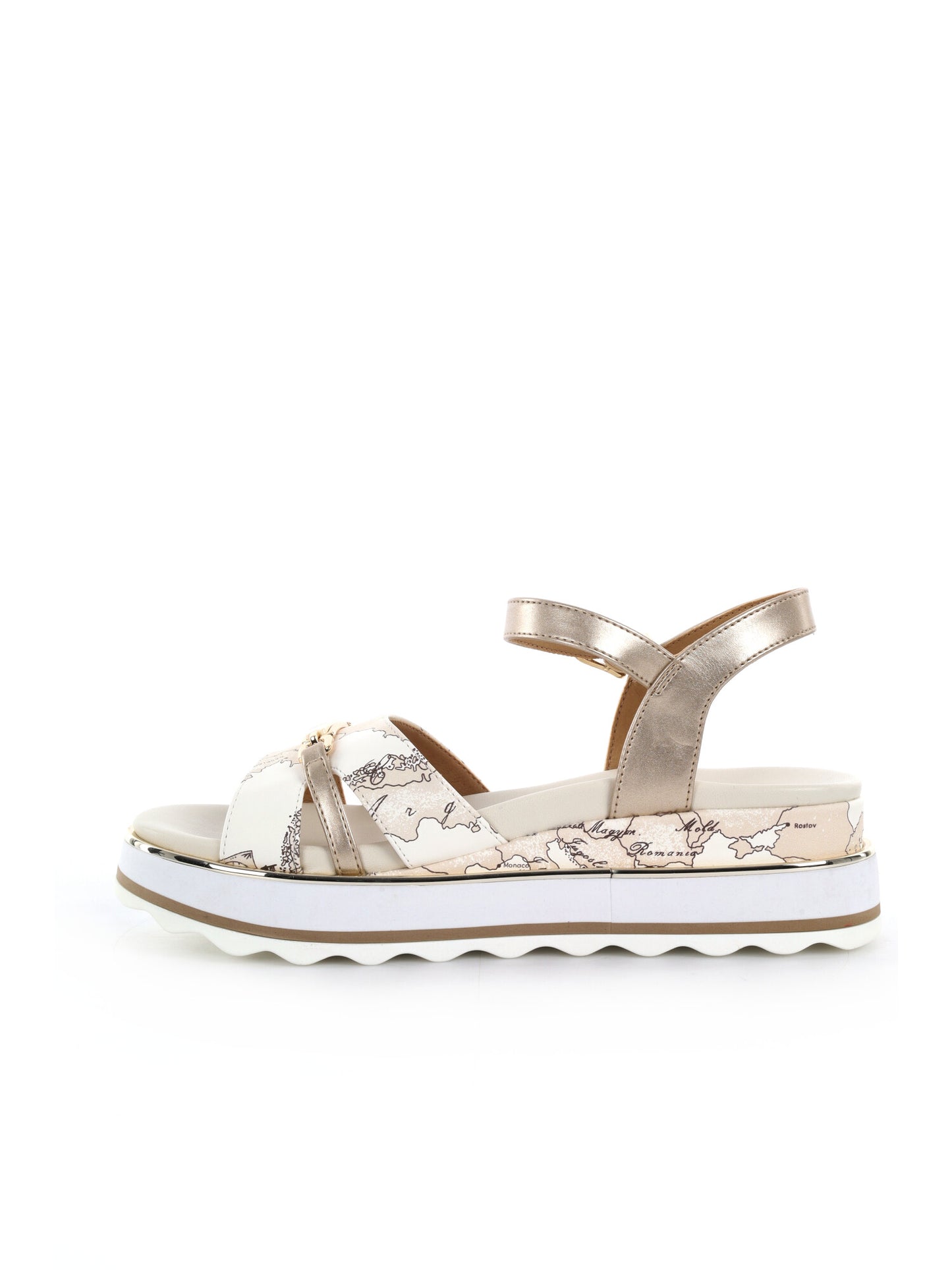 Sandali donna Alviero Martini 1^ Classe Victoria in bianco