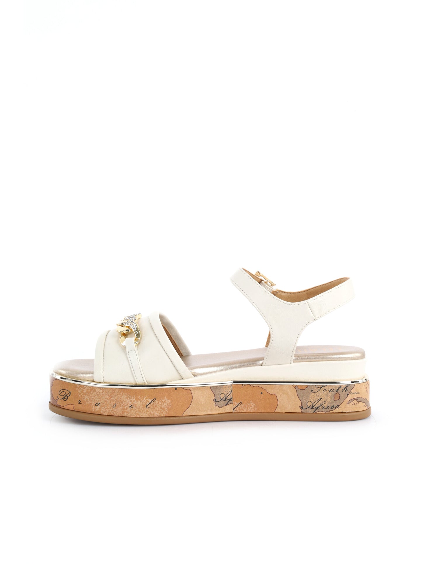 Sandali donna Alviero Martini in elegante color crema