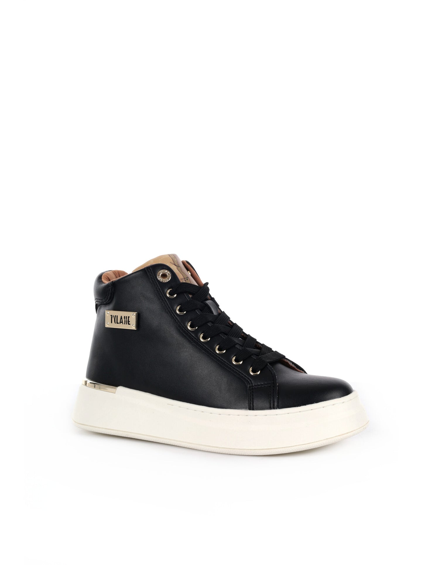 SNEAKERS CON DOPPIA APERTURA ALVIERO MARTINI 1^ CLASSE DA DONNA NERO