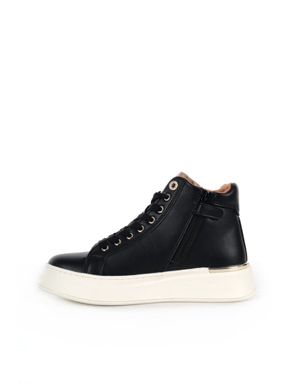 SNEAKERS CON DOPPIA APERTURA ALVIERO MARTINI 1^ CLASSE DA DONNA NERO