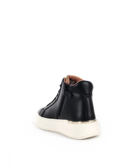 SNEAKERS CON DOPPIA APERTURA ALVIERO MARTINI 1^ CLASSE DA DONNA NERO