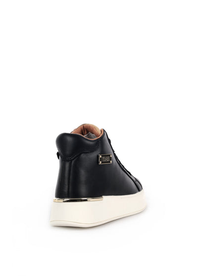 SNEAKERS CON DOPPIA APERTURA ALVIERO MARTINI 1^ CLASSE DA DONNA NERO