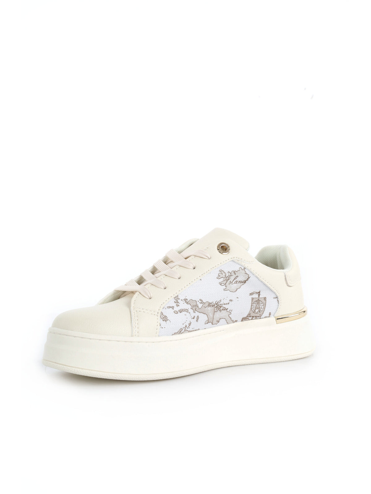 1^ Classe mia sneakers da donna panna