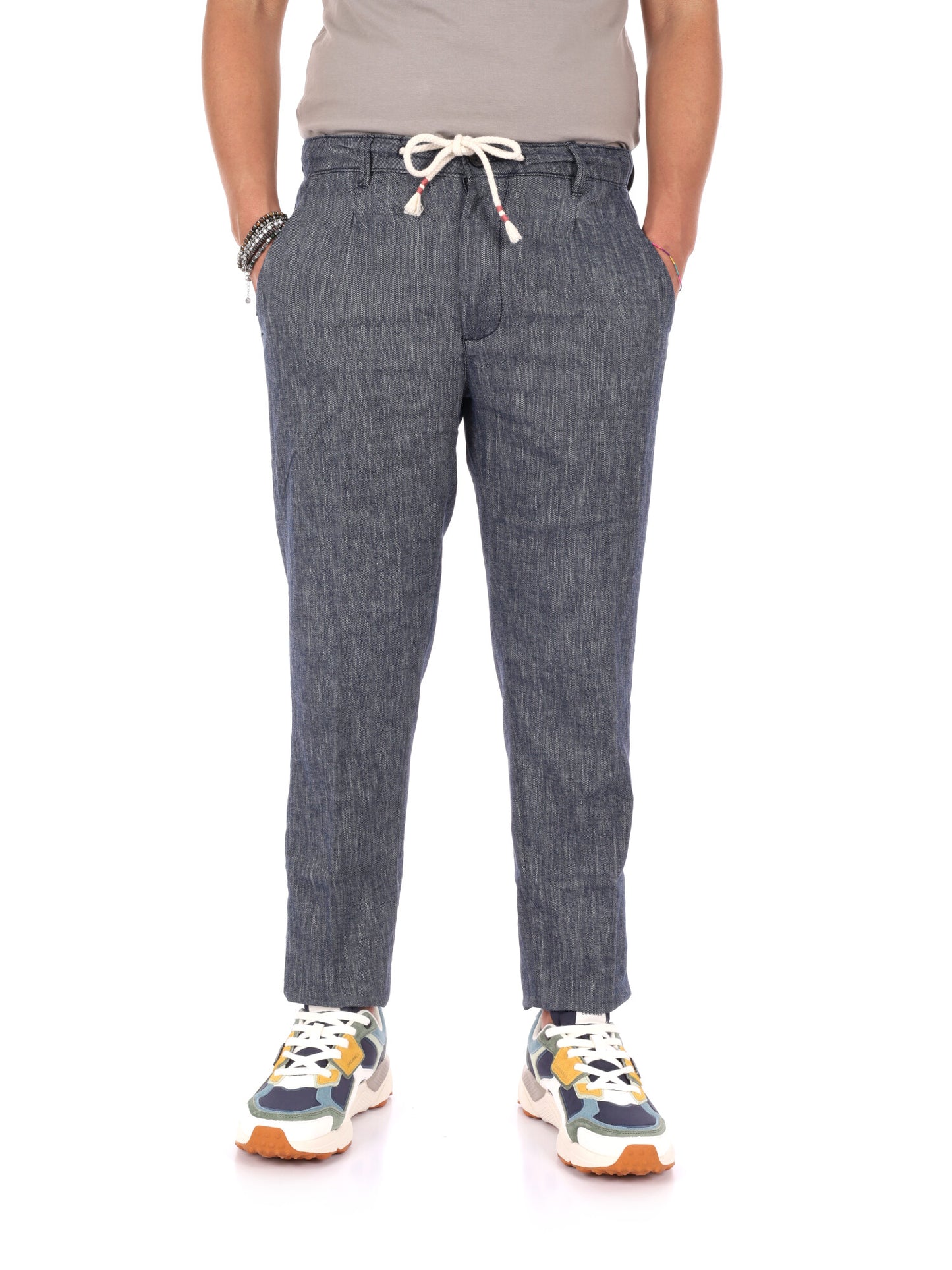 Pantaloni Yes-Zee uomo in denim versatile e confortevole