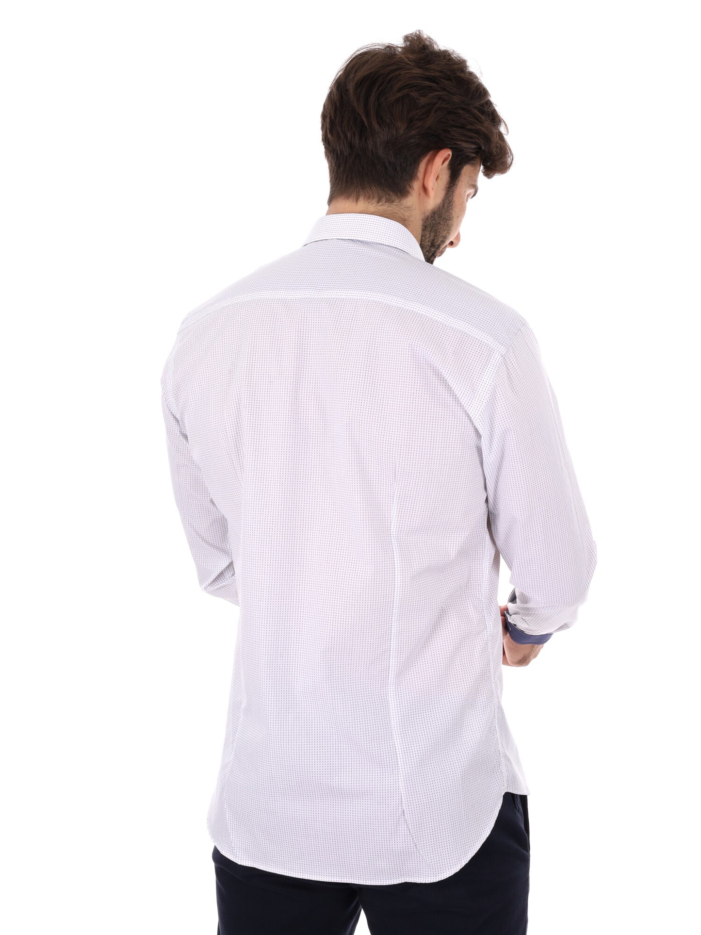 CAMICIA PARIGI FB UOMO BIANCO BLU
