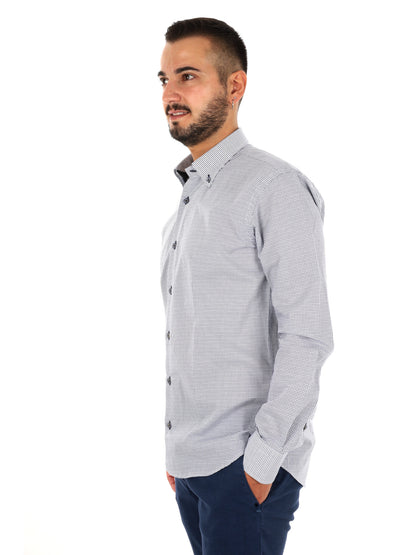 Fb Parigi 5, camicia da uomo multicolore