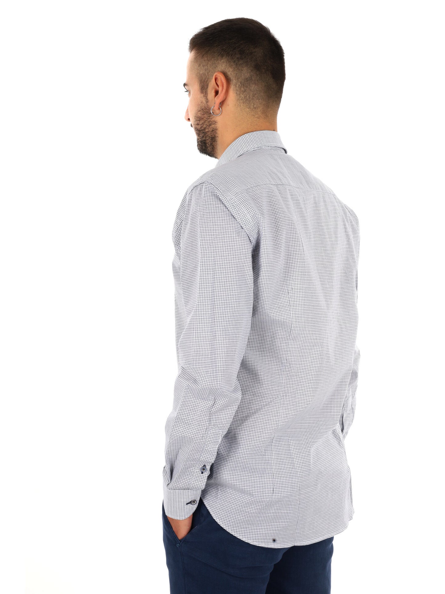 Fb Parigi 5, camicia da uomo multicolore